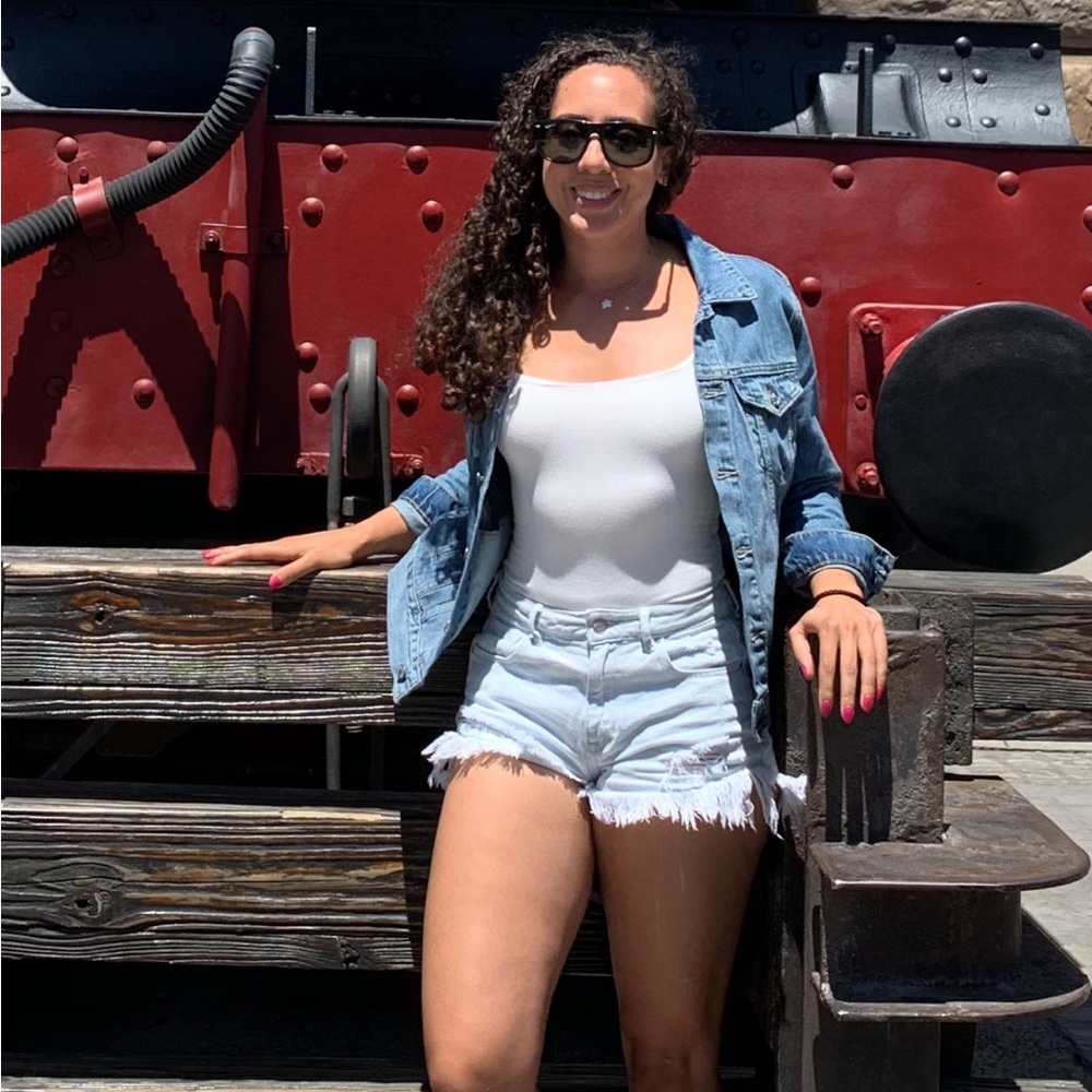 PAC Sun distressed shorts